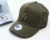 Kappe New Era - MLB Tonal Outline 9FORTY A-Frame - LA Dodgers - New Olive
