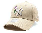 Damen Kappe New Era - MLB Beaded 9FORTY - NY Yankees - Cream