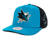 Kappe Mitchell & Ness - NHL Tremor Trucker - San Jose Sharks - Teal