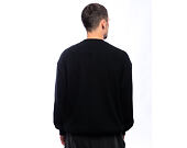 Pullover New Era - Branded Waffle Oversized Crewneck - Black