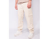 Hose Karl Kani - Og Fringed Baggy Cargo Pants - White