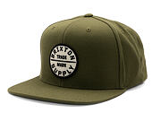 Kappe Brixton - Oath Iii Snapback - Olive Surplus/Whitecap