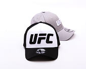 Kappe New Era - UFC MMA Core Logo 9FORTY Trucker - White / Black
