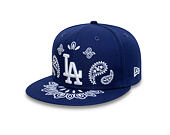 Kappe New Era - MLB Paisley Bandana 59FIFTY - LA Dodgers - Dark Royal