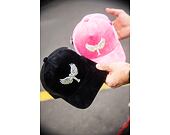 Kappe Reflection Luxury Samt Strasssteine Pink / Weiß