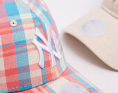 Damen Kappe New Era - MLB Check 9FORTY - NY Yankees - Pink Lift / White