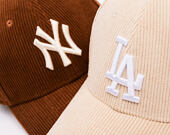 Kappe New Era - MLB Seasonal Cord 39THIRTY - LA Dodgers - Cream