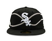 Kappi New Era - MLB Chain Wrap 59FIFTY - Chicago White Sox - Schwarz