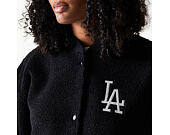 Damenjacke New Era - MLB Sherpa Bomber - LA Dodgers - Black