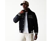 Jacke New Era - Hooded Varsity Jacket - Black