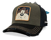 Kappe Capslab - Looney Tunes Trucker - Distress Taz - Black /Brown