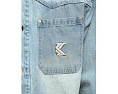 Hemd Karl Kani - Og K Western Denim Overshirt - Blue