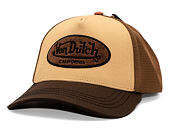 Kappe Von Dutch - Trucker - Terry Logo - Brown/Beige