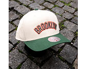 Kappe Mitchell & Ness - Green Orange Pro Crown - Brooklyn Nets - Sand/Green