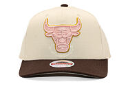 Kappe Mitchell & Ness - Blush Sand Classic Red - Chicago Bulls - Sand/Brown