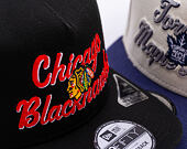 Basecap New Era - NHL Chainstitch 9FIFTY A-Frame - Chicago Blackhawks - Black