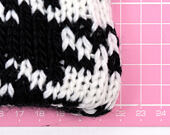 Damen Mütze New Era - Houndstooth Beanie - Cream / Black