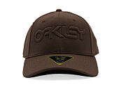 Kappe Oakley - 6 Panel Stretch Hat Embossed - Cocoa Brown