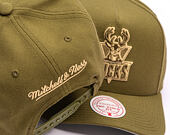 Kappe Mitchell & Ness - NBA Fashion Basic Pro HWC - Milwaukee Bucks - Olive