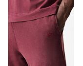 Hose New Era - Branded Washed Straight Sweatpants - Burgundy