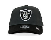 Kappe New Era - NFL Charcoal Drop 9FORTY A-Frame - LAs Vegas Raiders - Steel Clouds / Black
