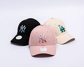 Damen Kappe New Era - MLB Womens Metallic Logo 9FORTY - NY Yankees - Pink / Fushia