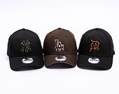 Kappe New Era - MLB Team Outline 9FORTY - NY Yankees - Black / Olive