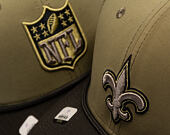 Kappe New Era - NFL25 "Salute to Service" - 9SEVENTY Stretch-Snap - New Orleans Saints 
