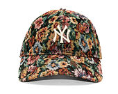Damen Kappe New Era - MLB Womens Floral 9TWENTY - NY Yankees - Black / Cream