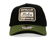 Kappe New Era - Branded Camo Patch 9FORTY A-Frame - Black / Rifle Green
