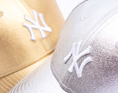 Damen Kappe New Era - MLB Metallic 9FORTY - NY Yankees - Silver