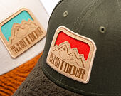 Kinder Kappe New Era - Branded Kids Outdoor 9FORTY - Olive / Orange