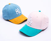 Kinder Kappe New Era - MLB Kids Cord 9FORTY - LA Dodgers - Light Pink / Mint