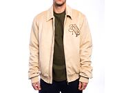 Jacke Karl Kani - Legacy Faux Suede Bowling Jacke - Beige