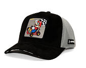 Kappe Capslab Trucker Premium Mario Kart X Capslab Black/Stone