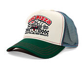 Kappe Stetson - Trucker Cap Pizza by JJ Hats - Green/Off-White