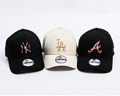 Kappe New Era - Animal Pack 9FORTY MLB Faux Pony Cow Infill - Atlanta Braves