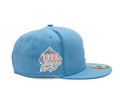 Kappe New Era - MLB 1999 WS 59FIFTY - NY Yankees - Sky Blue / Pink UV