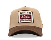 Kappe New Era - Branded Suede Patch 9FORTY A-Frame - Camel