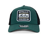 Kappe New Era - Branded Patch 9FORTY Trucker - Pine Green