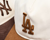 Kappe New Era - MLB Suede Visor 9FIFTY A-Frame - LA Dodgers - Cream