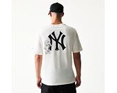 T-Shirt New Era - MLB Food Graphic Tee - NY Yankees - Off White