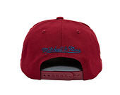 Kappe Mitchell & Ness - Colorado Avalanche - Double Clutch Pro Snapback - Maroon