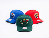 Kappe Mitchell & Ness - Minnesota Wild - Team Ground 2.0 Pro Snapback - Hunter Green