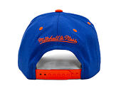 Kappe Mitchell & Ness - NBA Team Arch Snapback - New York Knicks - Blue / Orange