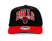 Kappe Mitchell & Ness - NBA Team Arch Snapback - Chicago Bulls - Black / Red