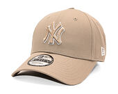 Kappe New Era - MLB Outline 9FORTY - NY Yankees - Light Brown