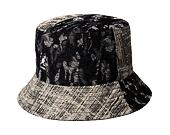 Hut Kangol - TRENDS PACK - Denim Mashup Bucket - Black Topstitch
