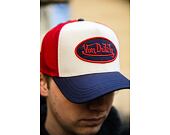 Kappe Von Dutch - Trucker - Classic Logo - Beige/Navy/Red