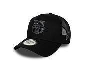Kappe New Era - Tonal Logo FORTY A-Frame - Barcelona FC - Black